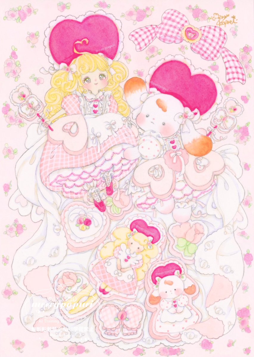 #私はこういう絵を描いています
🌷🎂.⋆𝜗𝜚 ໒꒱