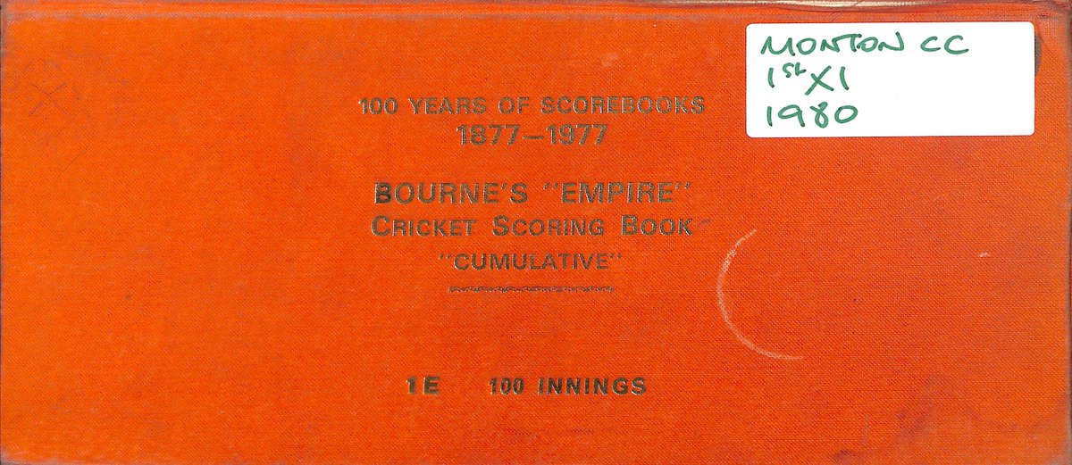 We have upload Monton CC First XI Scorebook for 1980 which also has some scors for 1983. See crickethistory.website/club/monton/in…