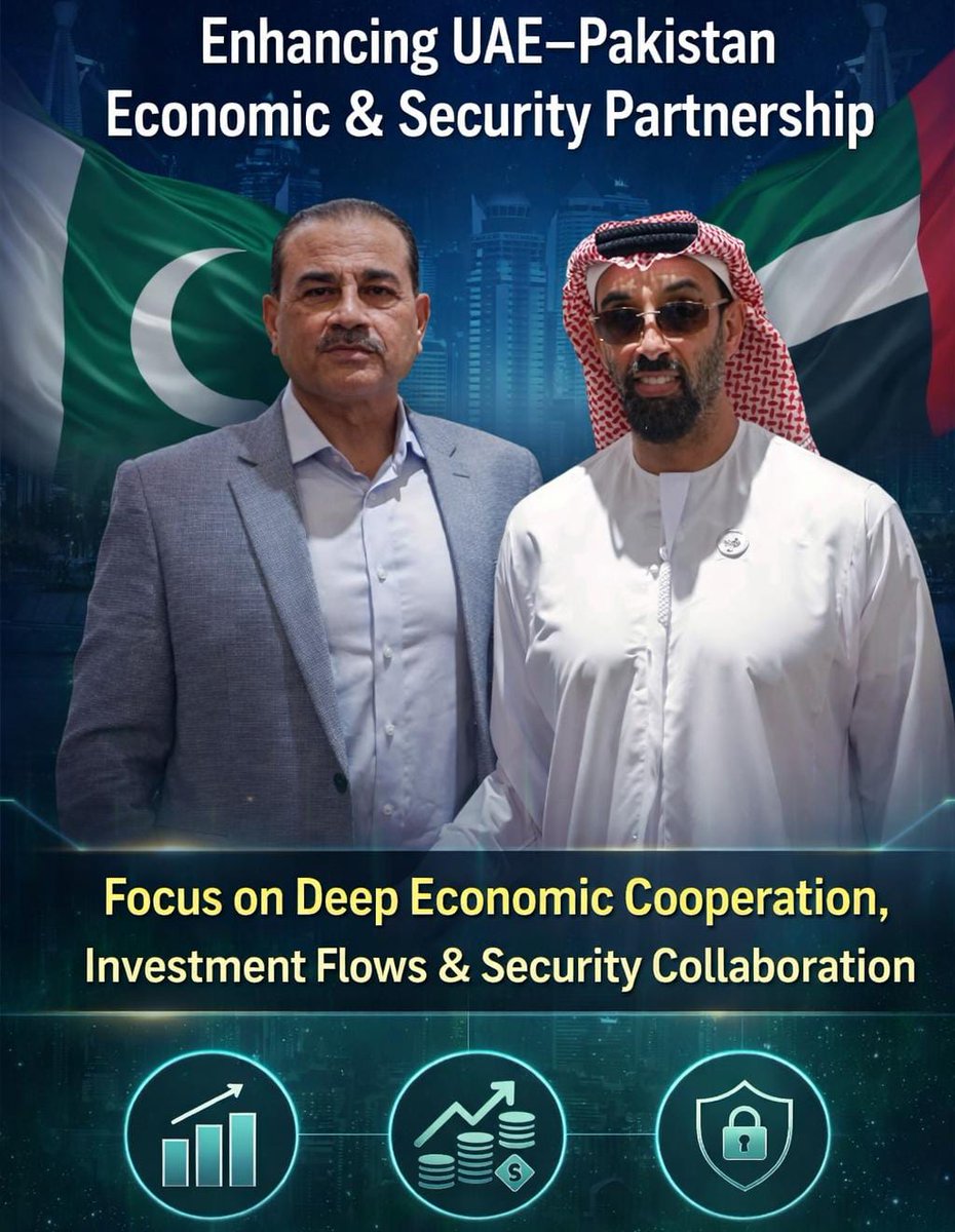 Markhor514's tweet photo. This meeting sent a clear signal: Pakistan-UAE ties are about long-term strategy, not short-term gains.
#AsimMunir #PakUAE #CDFVisitUAE #DefenceDiplomacy
#RegionalStability #INDvsPAK #目黒蓮誕生祭2026 https://t.co/qCMXKyV8PO
