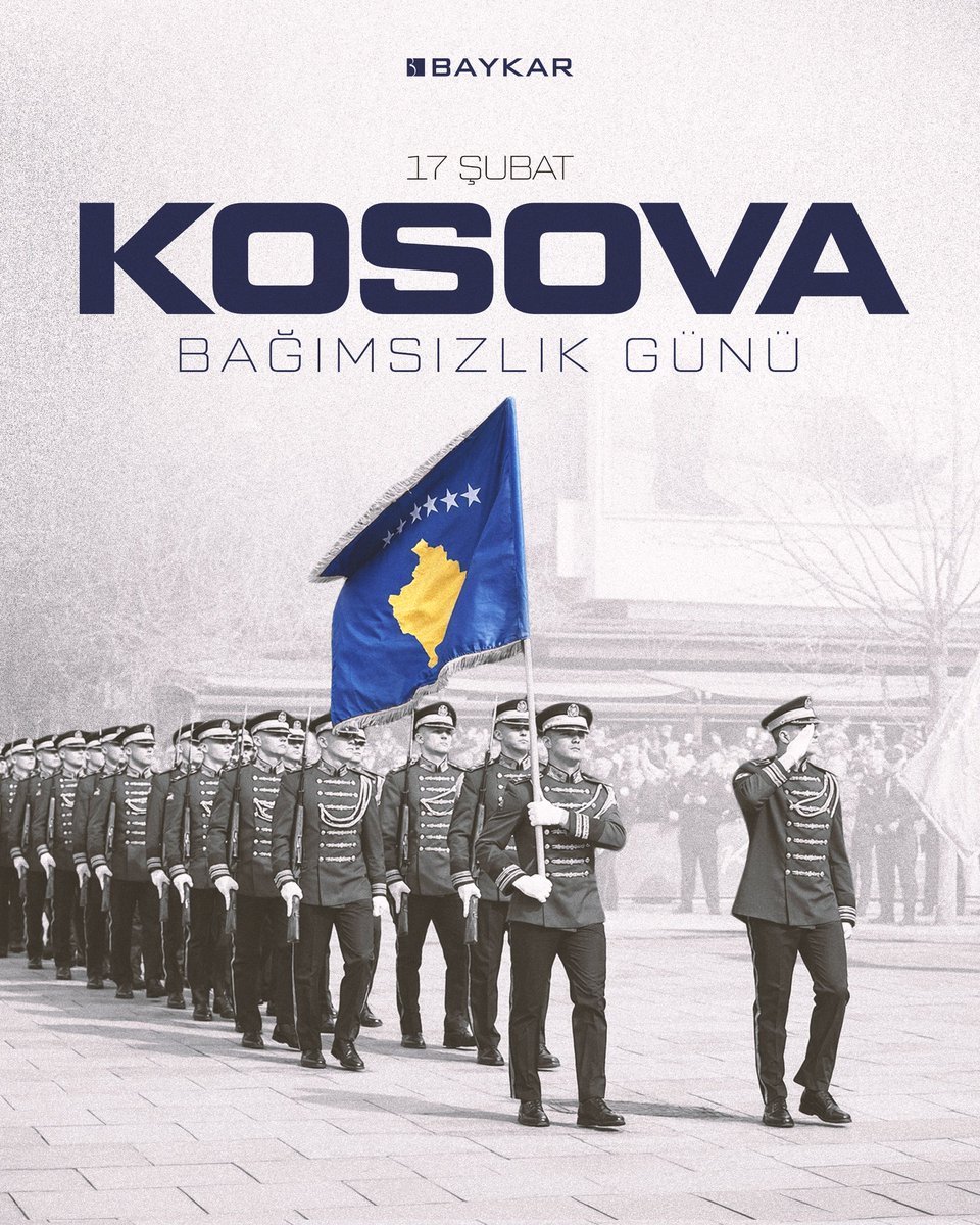Dost ve kardeş ülke Kosova’nın 17 Şubat Bağımsızlık Günü kutlu olsun. 🇹🇷🇽🇰

Happy Independence Day to our friendly and brotherly nation, Kosovo, on February 17. 🇹🇷🇽🇰