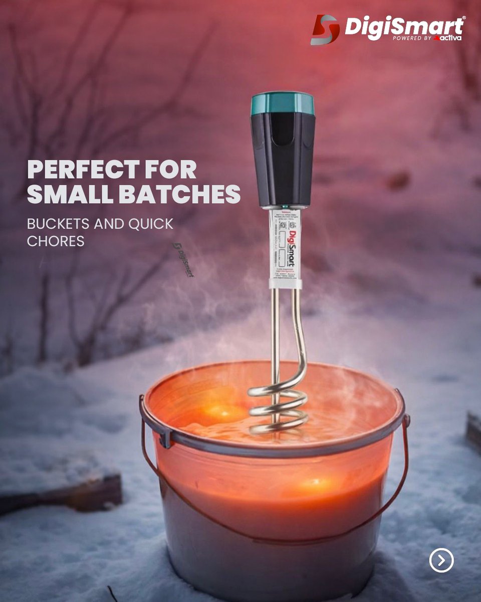 DigiSmartElect's tweet photo. Sometimes you don’t need a full geyser, just hot water, fast. That’s where an immersion rod makes everyday tasks quicker and easier. Compact, portable, and efficient, it’s a smart little solution for small needs at home or on the go. #LoveLivesAtHome
#ImmersionRod #DigiSmart https://t.co/4kLlGpdNmD