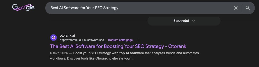 on utilise <a href="/otorank/">Otorank</a> pour le SEO de OTORANK et guess what ? il trouve lui même ses mots clés business, analyse la SERP, produit du contenu, s'assure que c'est indexé et rank comme s'y avait personne devant lui mdrrrrr

hâte de l'ouvrir à tout le monde