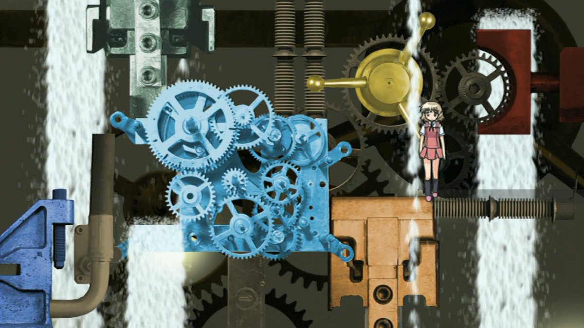 one of my favorite episodes of all time is episode 5 of Hidamari Sketch with Yuno coming down with a fever and having weird dreams for 20 minutes

studio shaft at its best