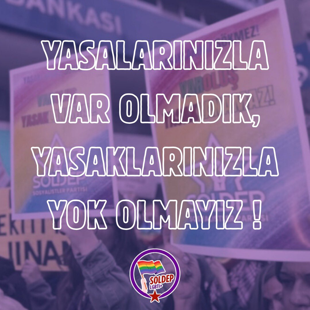 YASALARINIZLA VAR OLMADIK YASAKLARINIZLA YOK OLMAYACAĞIZ !

Geçtiğimiz sene 11.Yargı paketi kapsamında geçirilmeye çalışılan LGBTİ+'lara karşı nefret yasası taslağı Adalet Bakanlığı'nın hazırlığı ile tekrar gündemimizde!

Bizlerin varoluşlarını, kimliklerini, bedenlerini