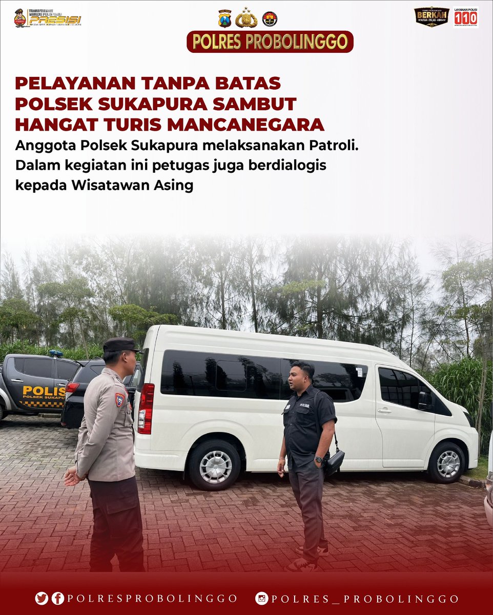 BantaranSektor's tweet image. Pelayanan tanpa batas, keamanan tanpa kompromi

Hadir bukan hanya untuk menjaga, tetapi juga melayani dan melindungi. 

#PolresProbolinggo #PolsekSukapura #Presisi #PelayananPrima #PolriUntukMasyarakat #KeamananWisata #Sukapura #Probolinggo