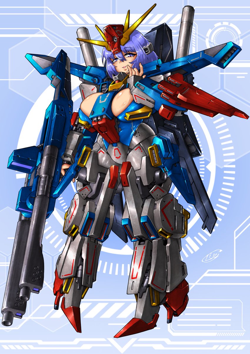そういえば普通のMSの方のZZは描いたことないなぁ… #ZZガンダム