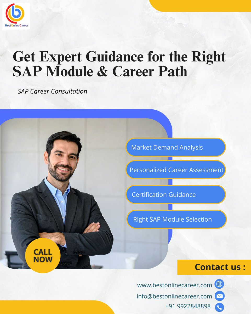 Choosing the right SAP module can define your entire career path. 🚀

📝 Registration Link: forms.gle/Uji214YbAfB2GR…

#SAPCareer #SAPConsultation #SAPTraining #SAPCourses #SAPModuleSelection #SAPCPI #SAPFICO #SAPMM #SAPSD #SAPSuccessFactors #SAPAriba #SAPCloud #CareerGuidance