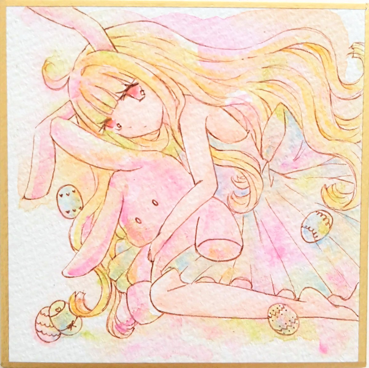 #1010展 
過去作だけど展示会はお初な豆色紙も送る予定です