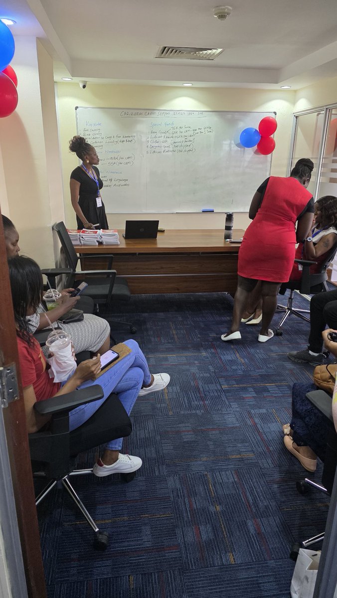Caribbeancargo2's tweet photo. Thank you so much for attending our "Sip &amp; Ship with Caribbean Cargo" session. We truly hope we can be of help to your business. Find us on 7th Floor,  International Life House 

#shipping #CargoServices #chinatokenyashipping #SourceFromChina #SipandshipwithCaribbeanCargo https://t.co/dWtsADDqn4