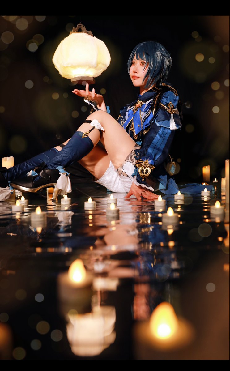 Cosplay/コスプレ 原神 / 行秋 海灯祭を祝して 📸 @axis1959