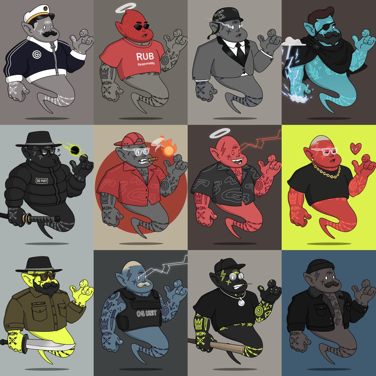 Exploring the intent behind OGenie Art ✨

Did you know…

Tattoos are a core pillar of our culture

Each piece carries meaning, but beyond that, they represent the unmistakable signature style of our Creative Director, <a href="/NOMOZ_X/">NOMOZ ✨</a> (See <a href="/CRYPTO_TATS/">CRYPTO TATS by NOMOZ</a>)

From a lore perspective, we