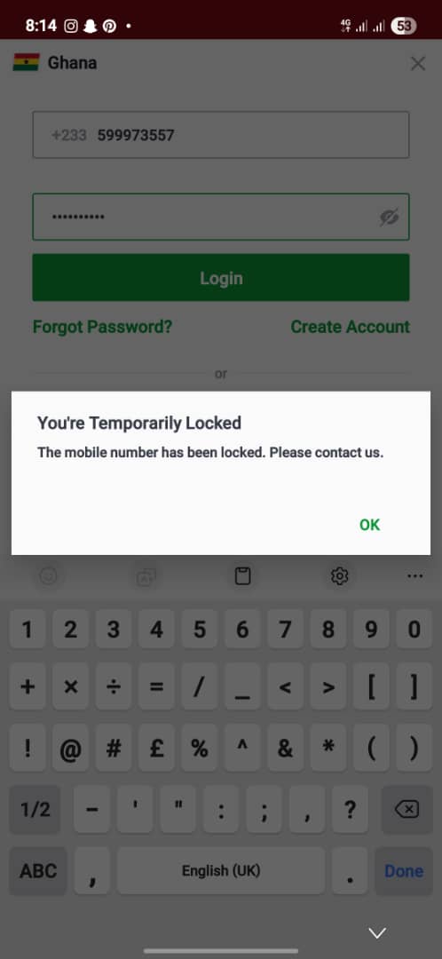 reggiekwartz's tweet photo. @SportyBet @sportybetgh Why don't you want to release my money? I tried withdrawing yesterday and you blocked my account this morning. https://t.co/VgU1CmaVcj