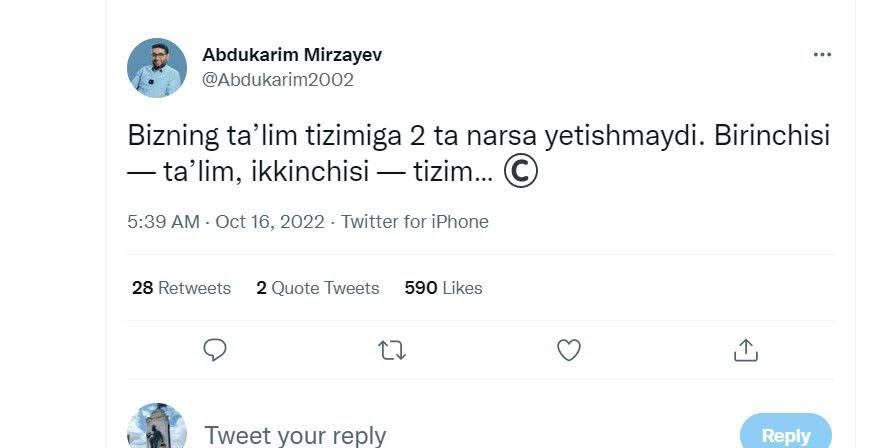 Feruzbek Sayfullayev tweet media