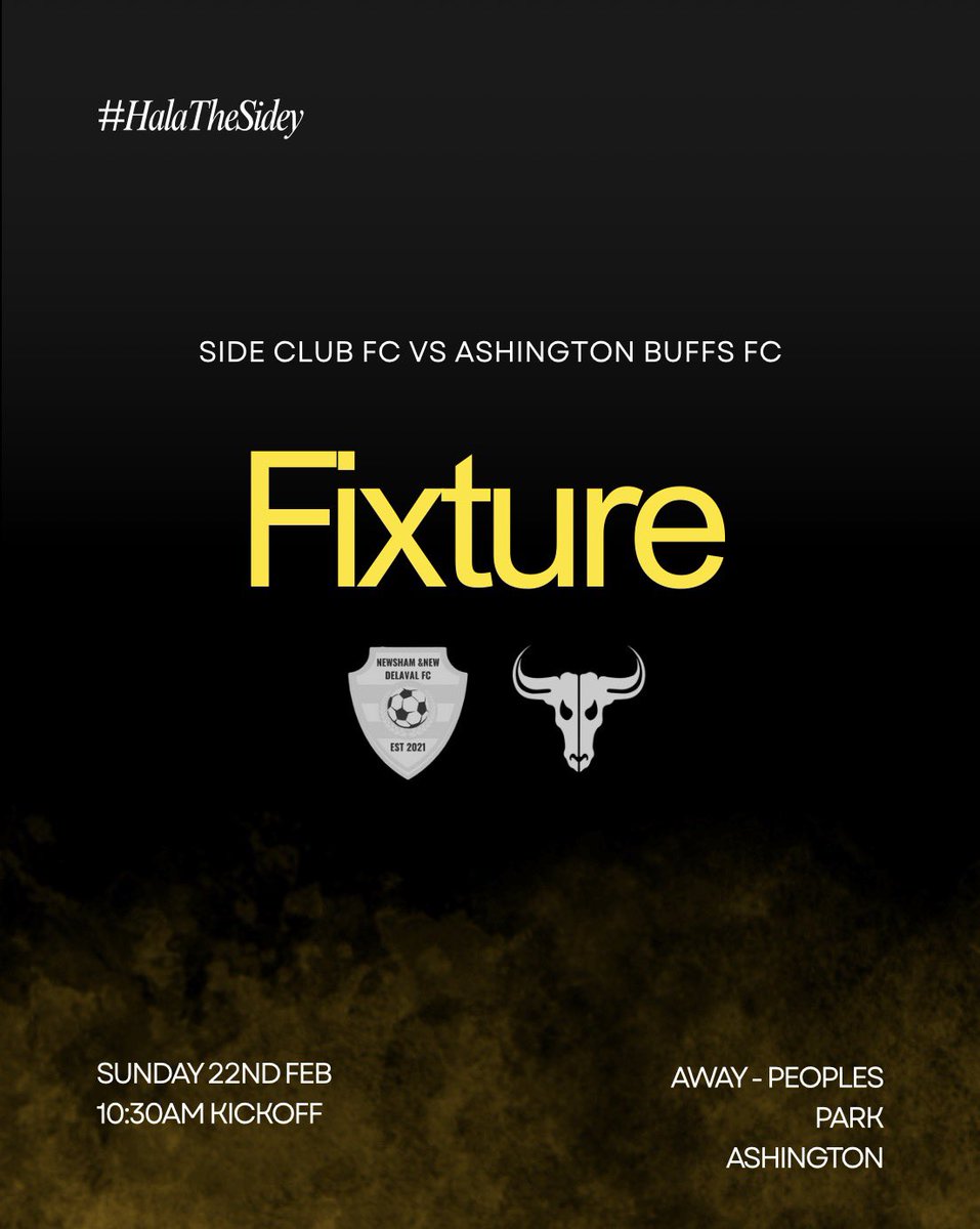 Newsham & New Delaval Side Club FC tweet media