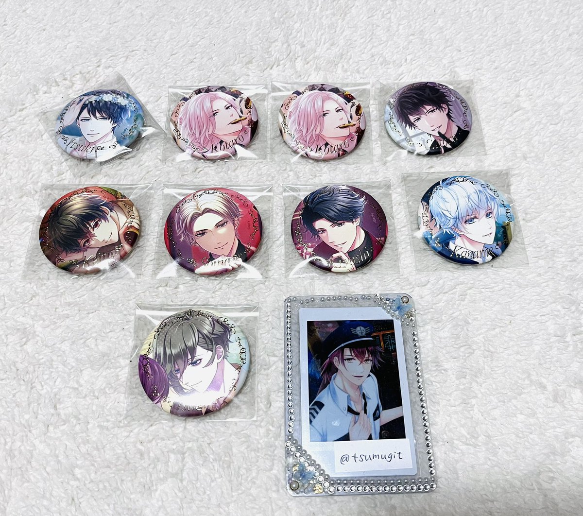 スタマイ 九条 POT缶バッジ 交換】 スタマイ スタンドマイヒーローズ VD 缶バッジ （譲） 青山