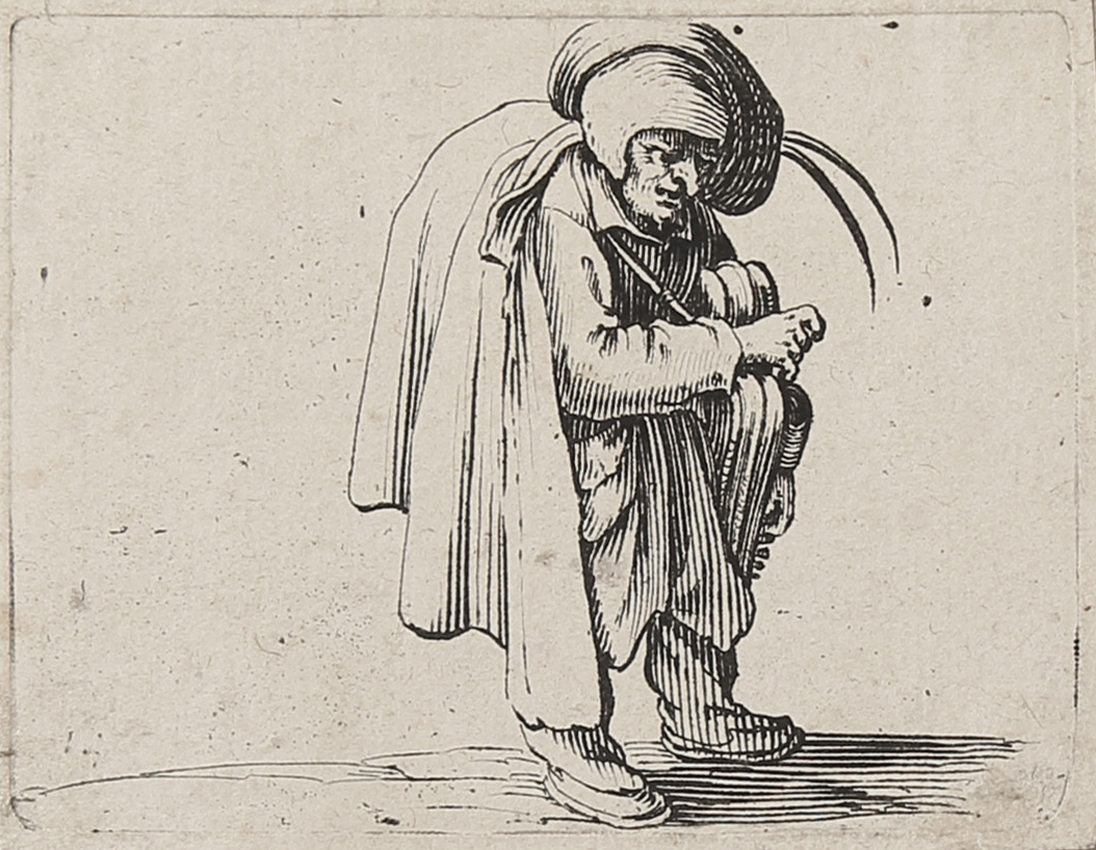 ColeccionMMoret's tweet image. Martes de Carnaval

Jacques #Callot (Nancy, 1592-1635). "Varie figure gobbi di Iacopo Callot". Cuatro aguafuertes, h. 1621-1625. Colección Mariano Moret.
1.- “Gobbi” barrigudo.
2.- “Gobbi” tocando el laúd.
3.- “Gobbi” tocando la zanfona. 
4.- “Gobbi” tocando la dulzaina.