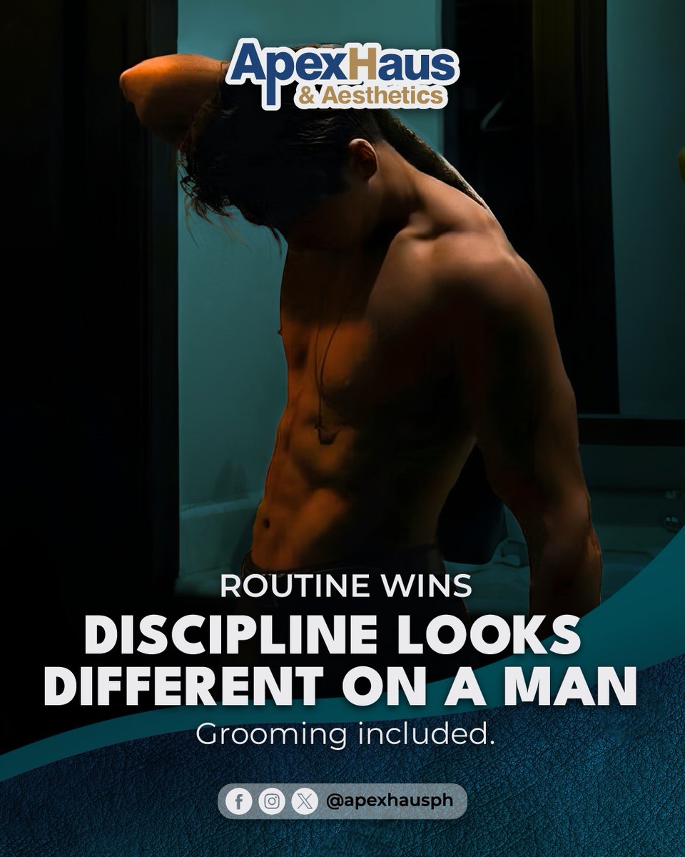 <a href="/apexhausph/">Apex Haus & Aesthetics</a> &amp; AESTHETICS – WHERE DISCIPLINE MEETS STYLE.

Routine wins. Discipline looks different on a man.

From sculpting your physique to refining your look – grooming included!

Level up your game with us.