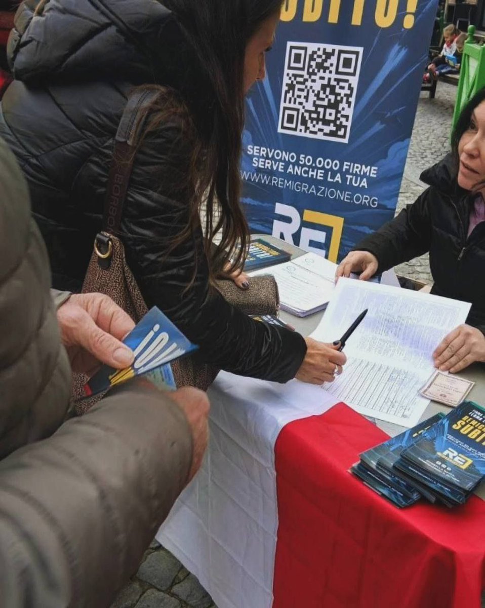 ++ Nota del Comitato Remigrazione e Riconquista ++

5.000 firme raccolte ai primi gazebo, online raggiunta quota 114.000

“Nonostante il maltempo, la campagna di delegittimazione della sinistra e i tentativi di ostacolare la raccolta firme, ai primi gazebo organizzati nel fine