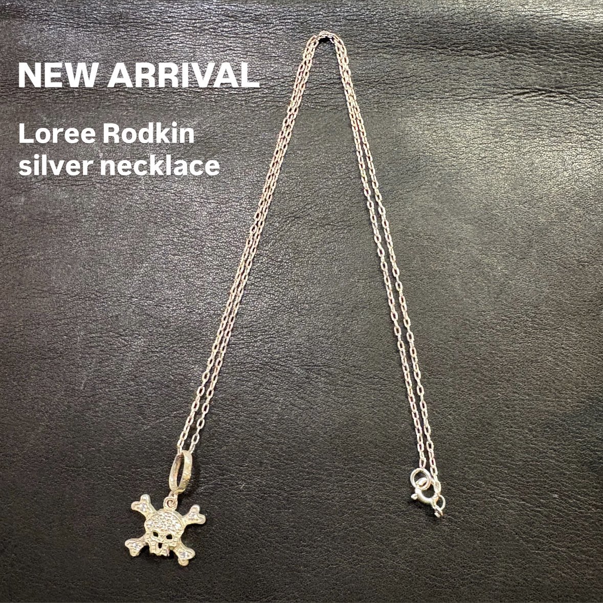 👨🏻‍🚀 ⭐︎new arrival⭐︎ ⚫︎ Loree Rodkin silver necklace