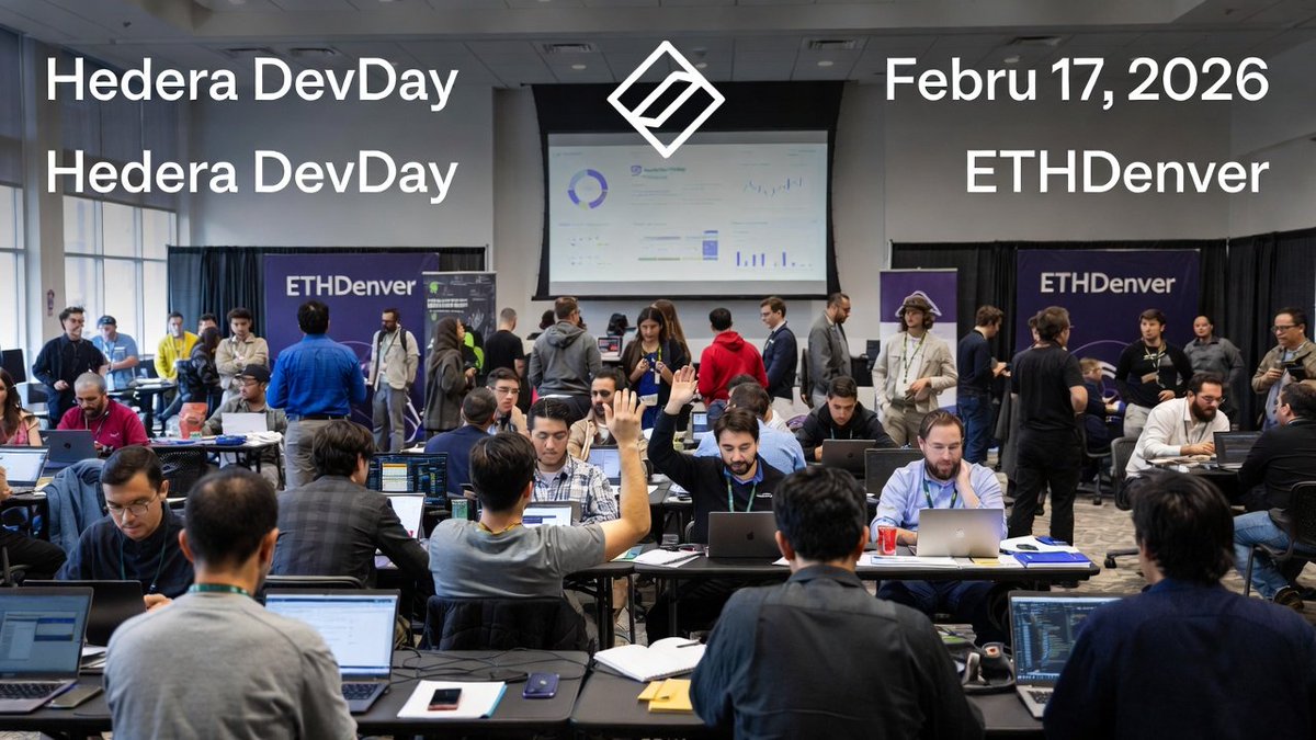 CryptoIntelD's tweet image. 🚨 $HBAR ALERT: Hedera DevDay is LIVE in Denver! 🔥
Hands-on workshops, deep tech sessions, ecosystem updates + direct access to the teams building on hashgraph.
Kicking off alongside ETHDenver—builder momentum exploding! 📈
devday.hedera.com
#HBAR  #DevDay #ETHDenver
