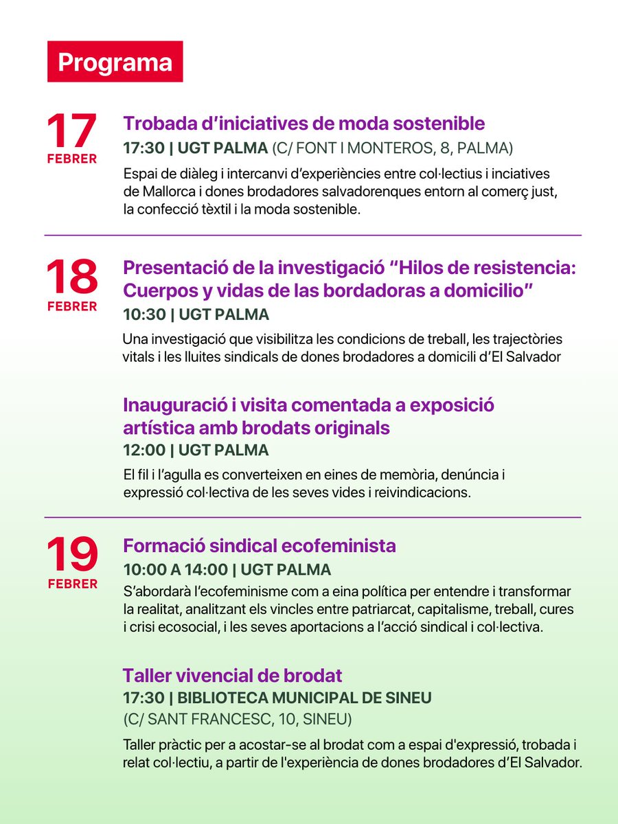 Sindicalistas sin Fronteras ISCOD UGT tweet media