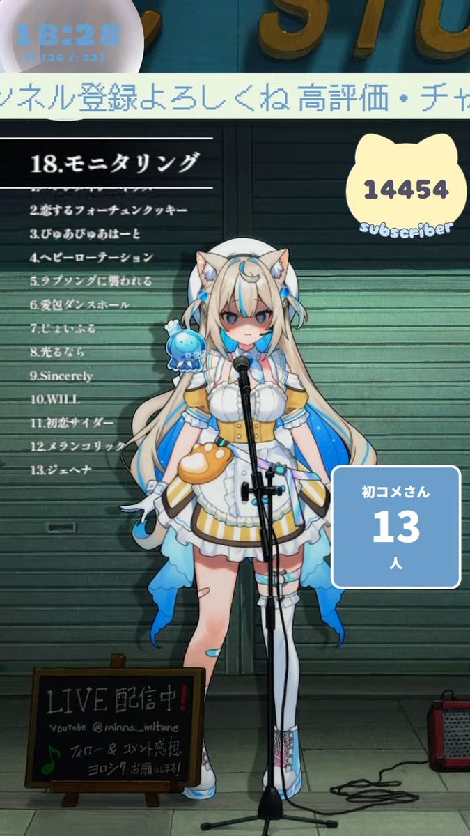 にゃぷちゃんにモニタリングされたい… #にゃぷらいぶ