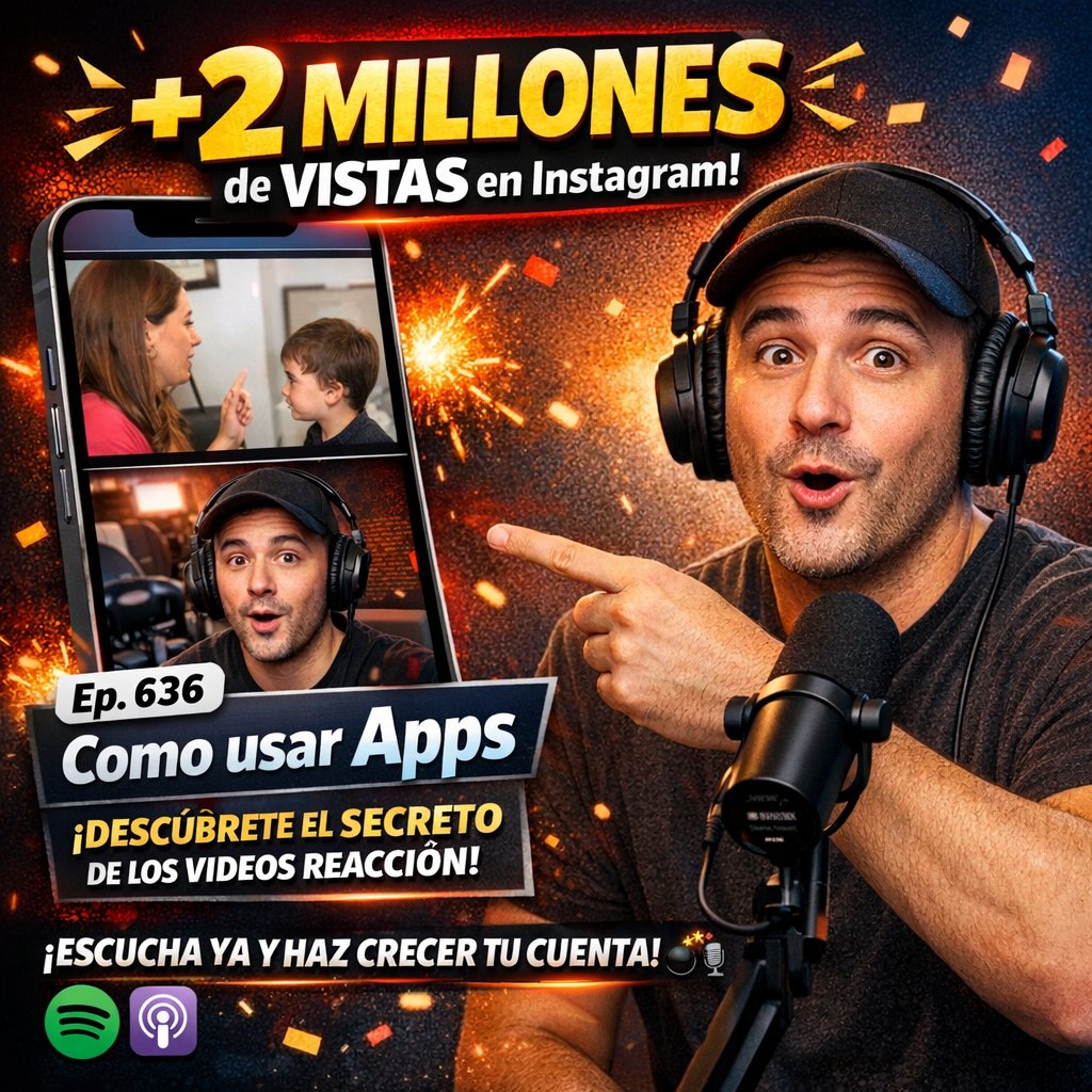 RodrigoLagos15's tweet photo. ¿Quieres aprender el formato de contenido que me llevó a +2 MILLONES de vistas en Instagram?
En el episodio de hoy te explico paso a paso cómo usar videos reacción. Escúchalo ahora y empieza a crear contenido que explota https://t.co/whx31MwQ2K🎙️ https://t.co/Gx2rtX9wiu