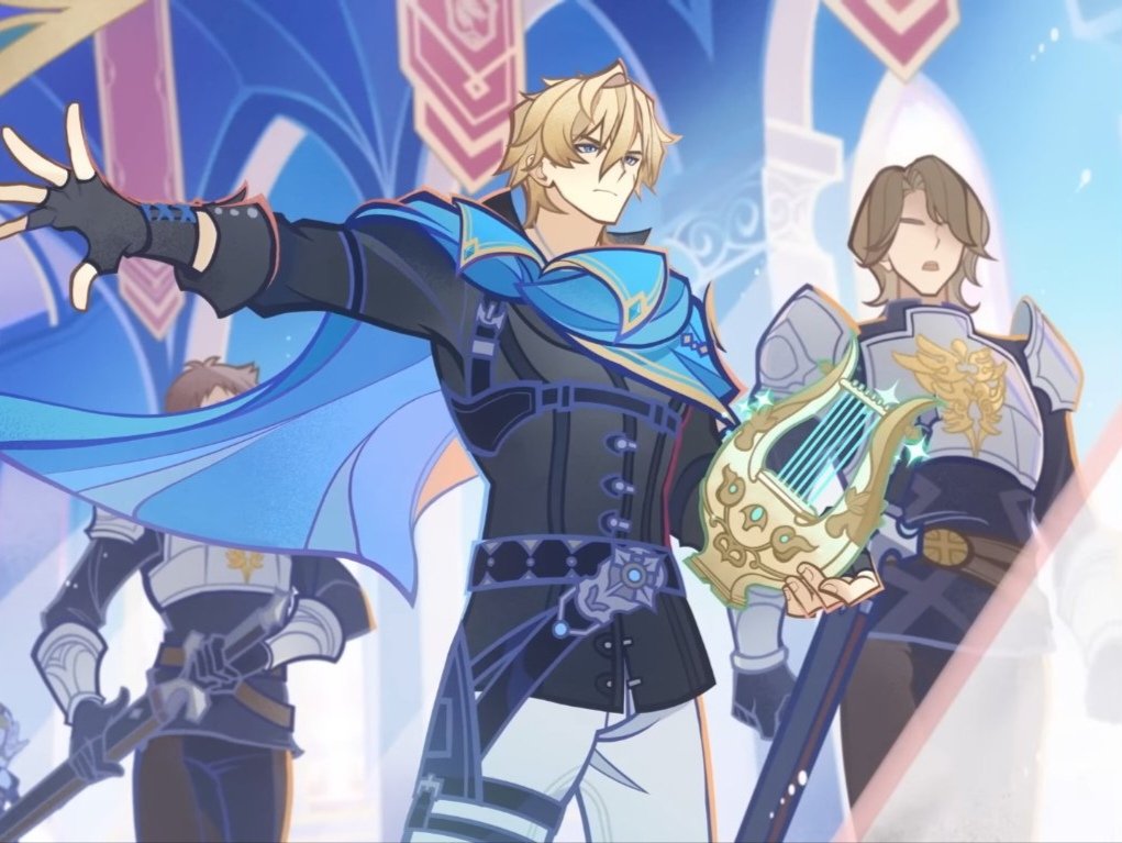 hsr had abandoned gepard for so long that genshin decided to get him out of the hoyo jail