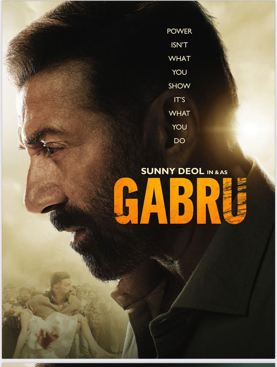amitbhatia1509's tweet photo. Sunny Deol Returns with ‘Gabru’ – In Theatres 8th May! 🎬🔥
After the massive success of Border2, Sunny Deol headlines Gabru—a powerful, emotional drama with soul-stirring music. Releasing in theatres on 8th May
#Gabru #SunnyDeol #8thMay #Bollywood #TheatricalRelease #IndianCinema #ComingSoon