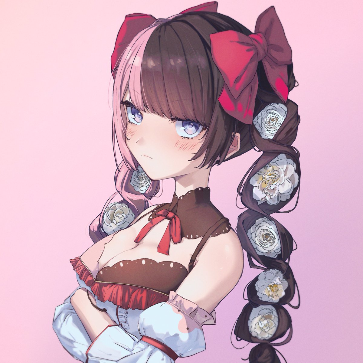 白いツバキ
 #ひなのの絵なの