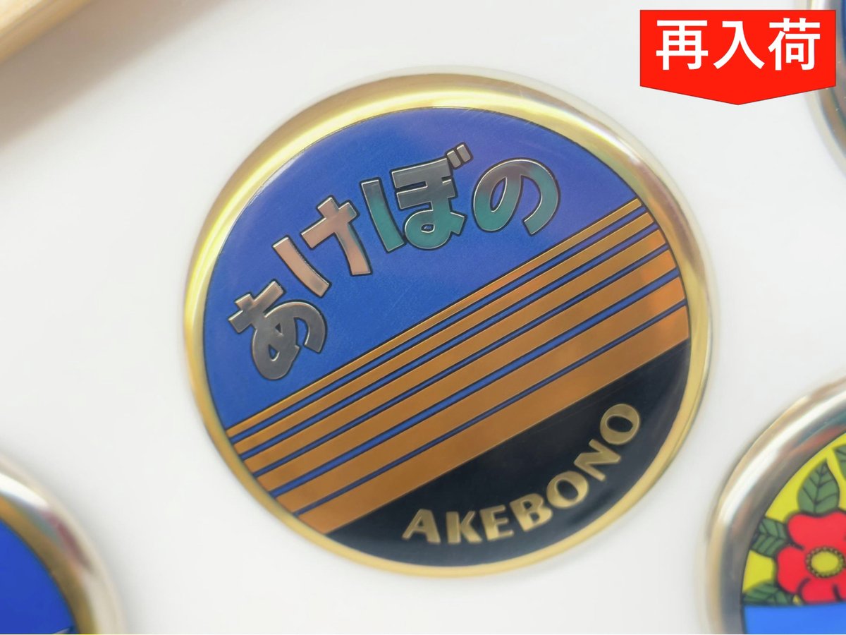 再入荷情報✨ 『トレーディング鉄道ヘッドマーク メタル缶バッジ