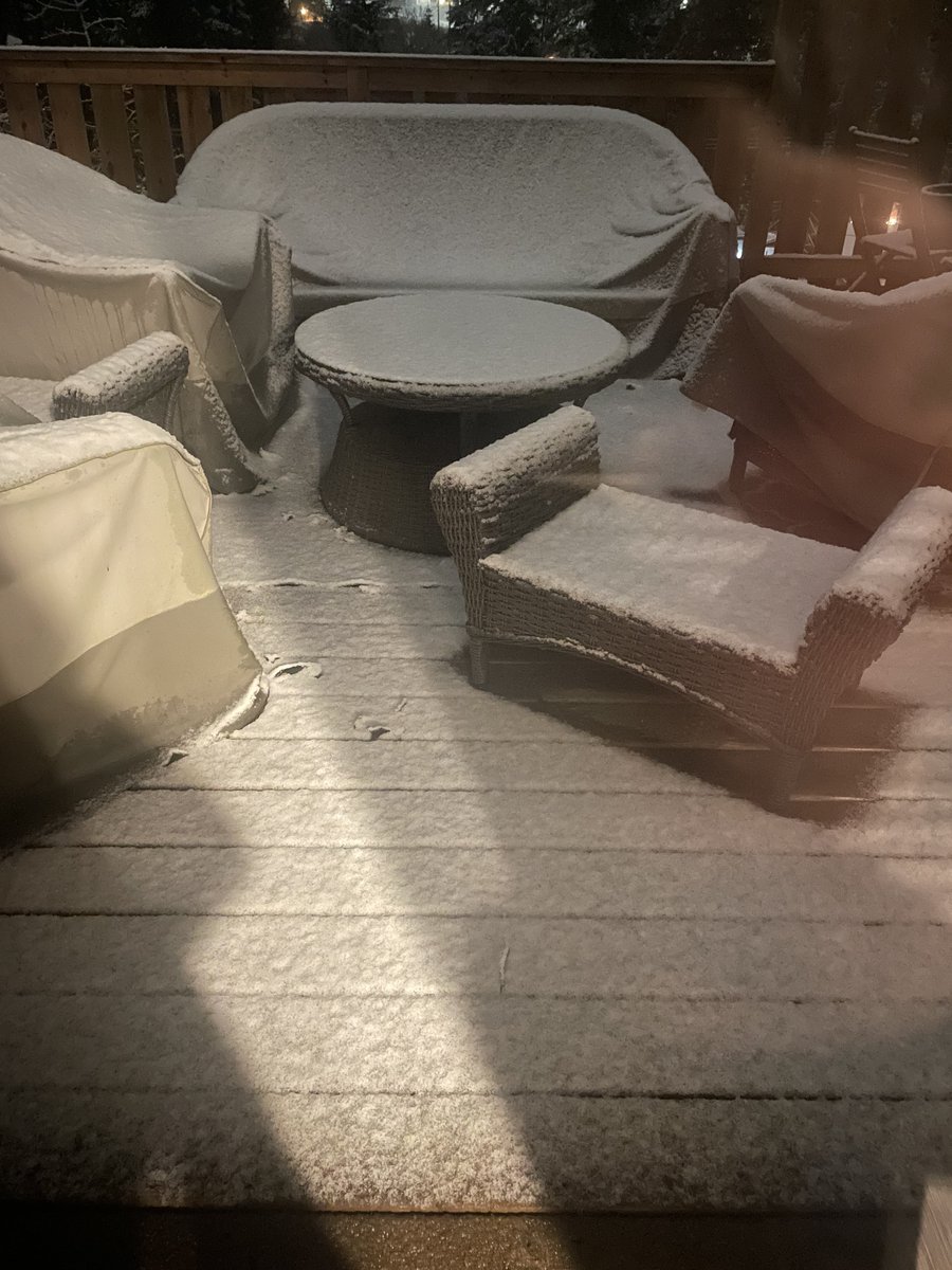 What. 

It was like 8C earlier today!