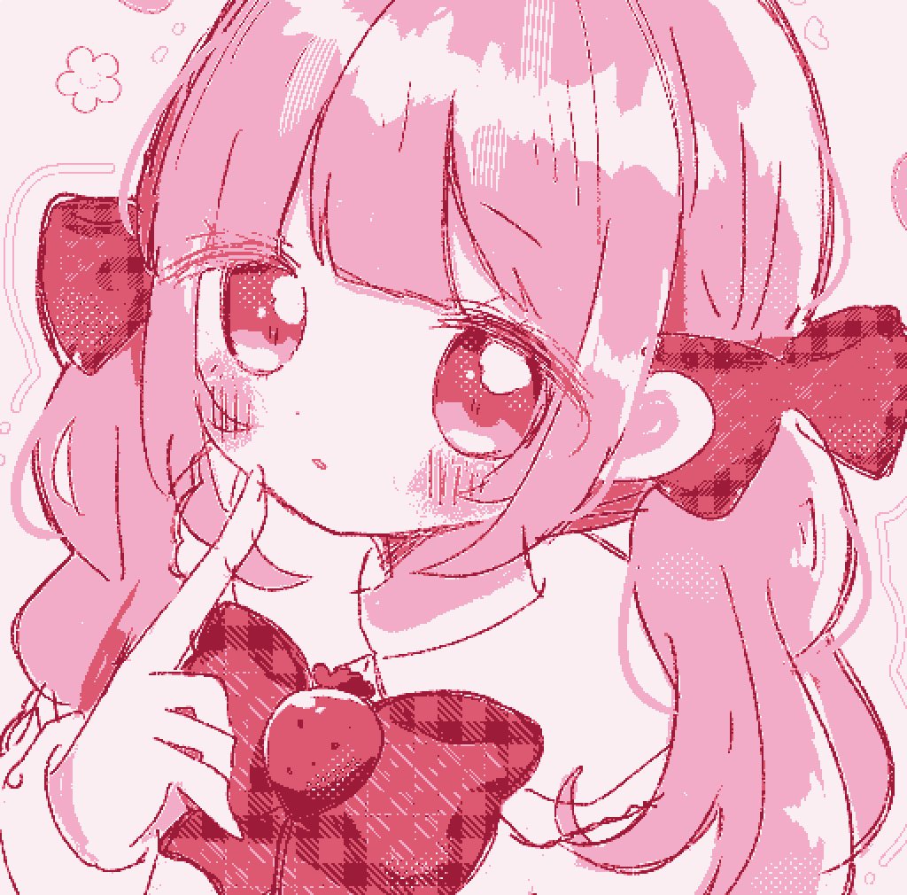 いちごちゃんドット風¨̮⃝