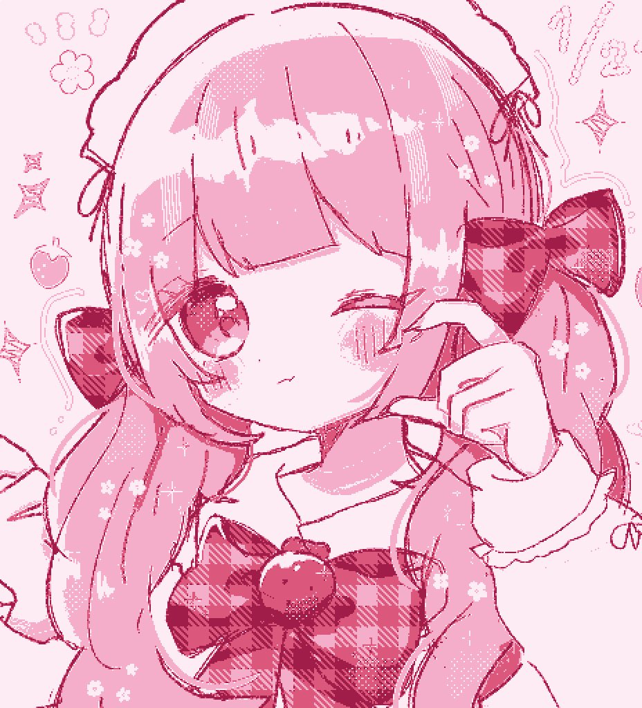 いちごちゃんドット風¨̮⃝