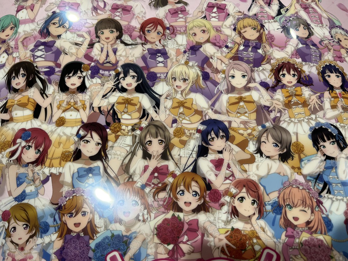 ラブカ感謝祭のA2クリアポスター、手持ちを見たら本当に侑ちゃんい