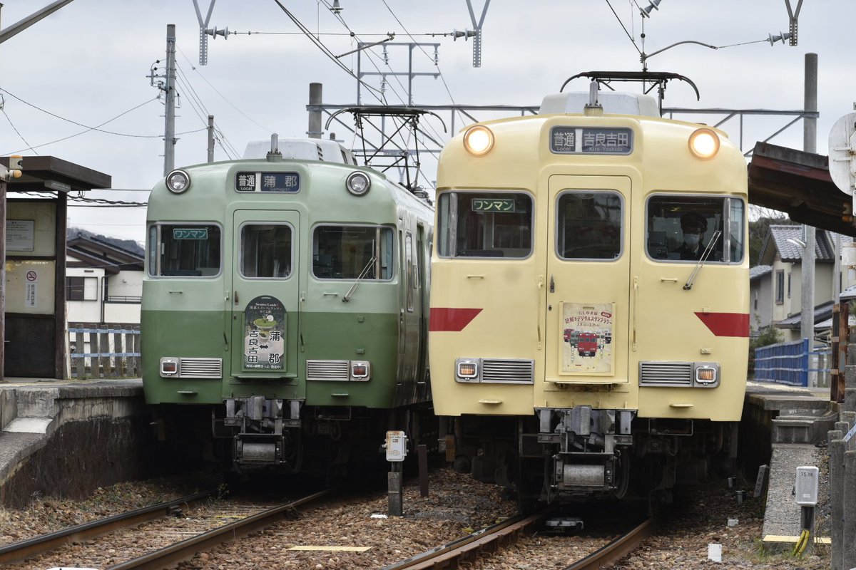 今日は有給休みを使い蒲郡線へ 6011F白帯車と系統板付きの6009F6013Fを