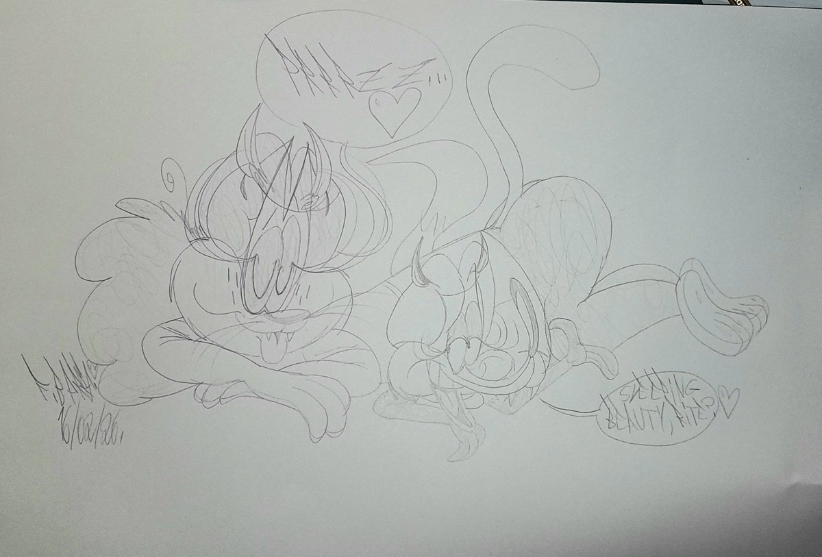 Sleepy Kitty! 💖🐱🦊🏳️‍🌈

#GirlFurriends! #myart #cartoonist #cartoon #traditionalart #furryartist #originalcharacterart #characterdesign