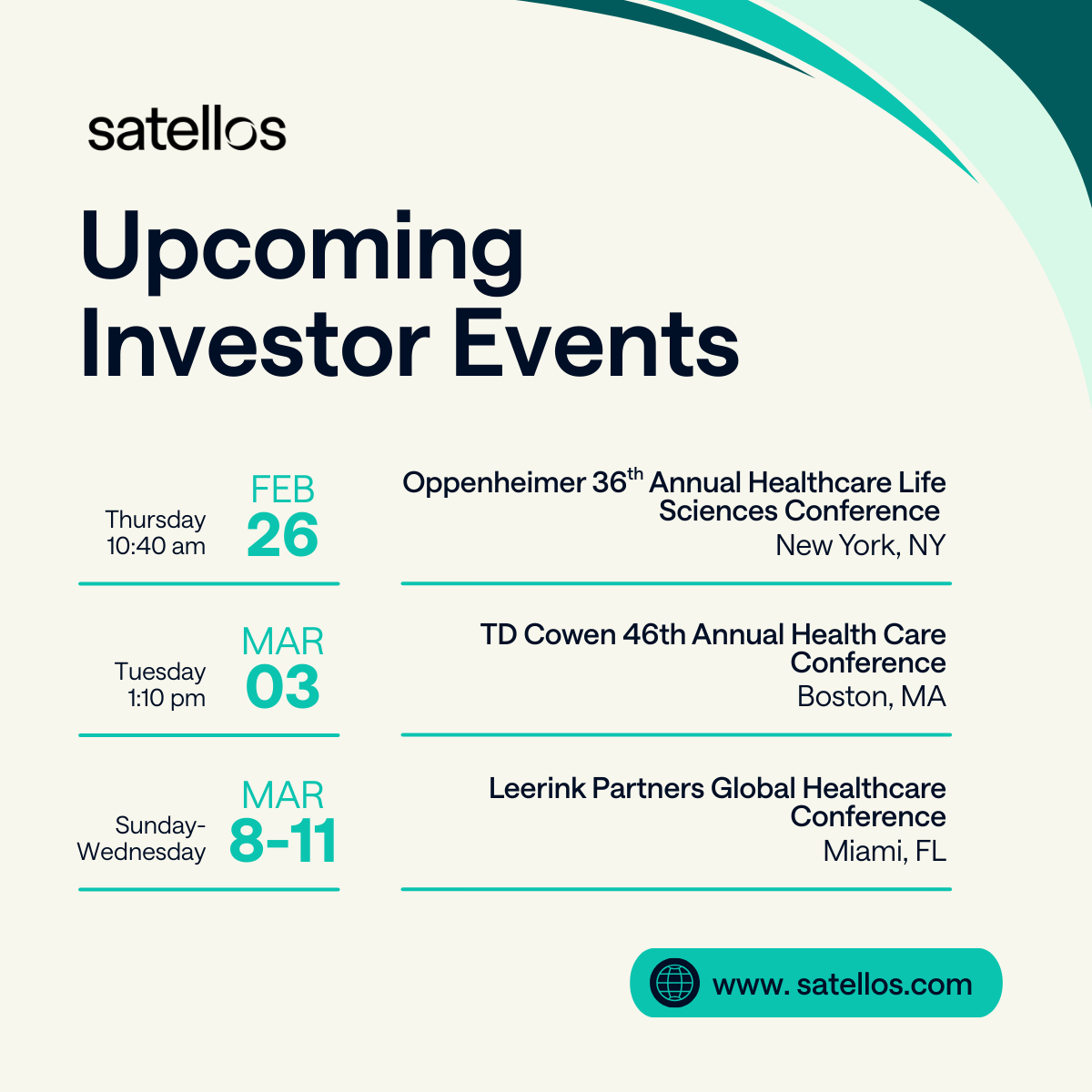 Satellos Bioscience tweet media