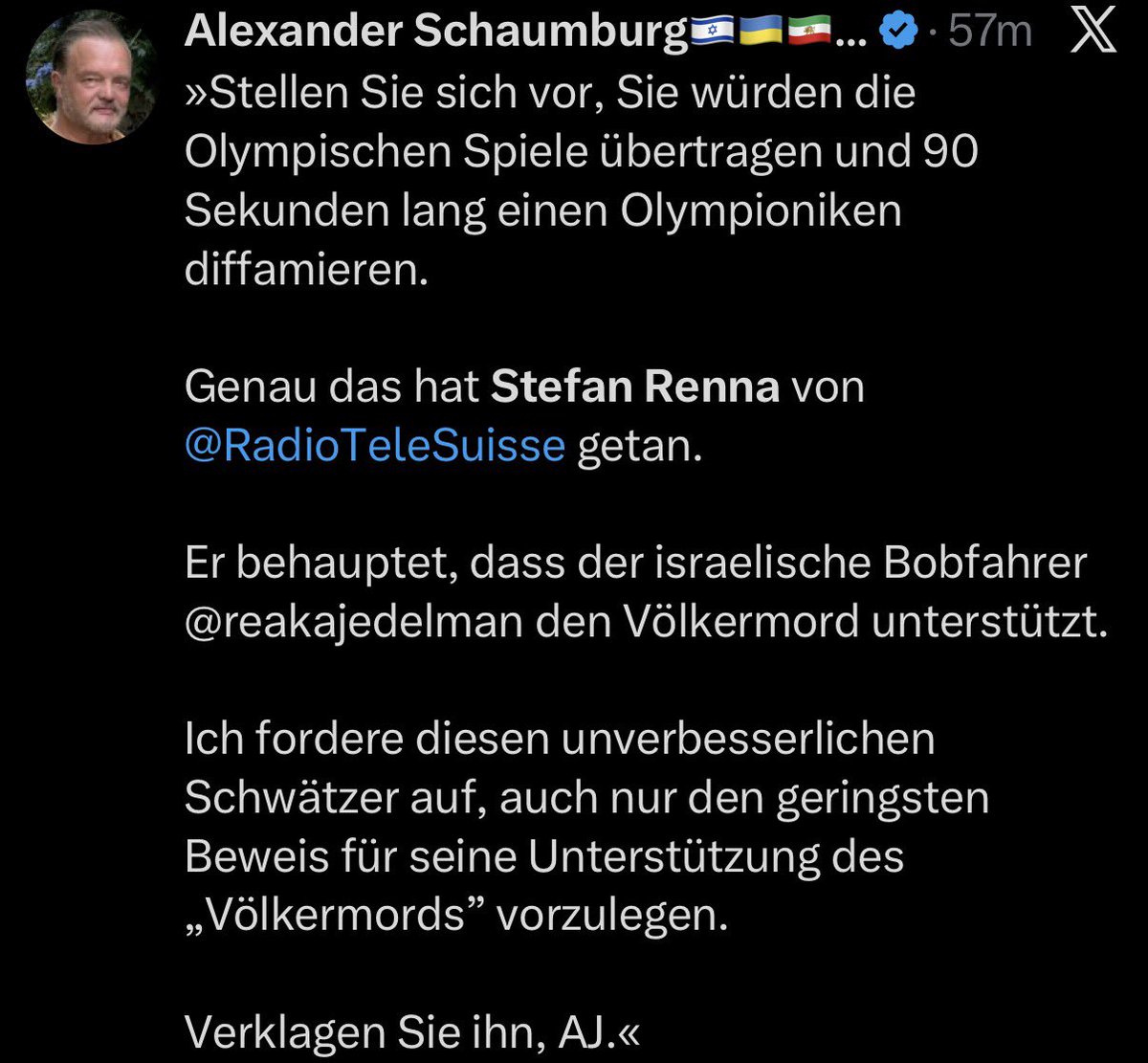 goddek's tweet photo. Jews all over the world are now demanding that commentator Stefan Renna be fired and sued for speaking the truth. Instead of debunking his words or proving him wrong, they’re just reinforcing the exact stereotypes (i.e. suing &amp; cancelling dissenters) that they swear don’t exist. https://t.co/40H5caAwyP