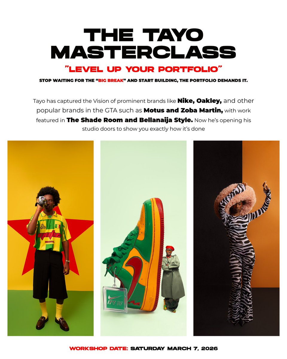 If you’re in Toronto pull up