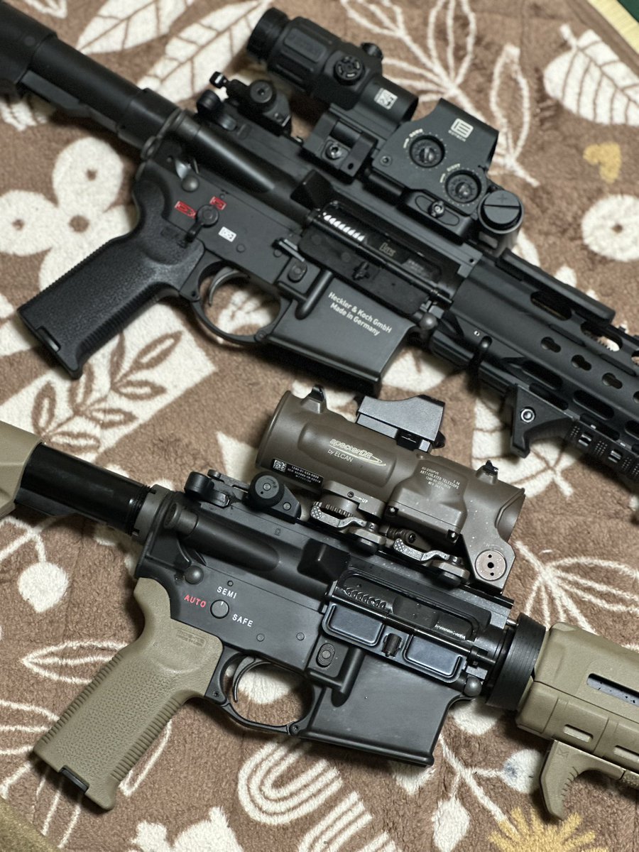 nekonabestation's tweet image. 続々と細かいパーツが届いているので
日々手直ししてます。
今回はトレーサーとマズルフラッシュ機能付きのコンペンセイターを導入しました。
M4のノズルストッパーは、オルガさんの強化品を試しに組んでみました。

#P09 #shadow2 #HELLCA #カーボネイト #carbon8 #GHK #M4RIS