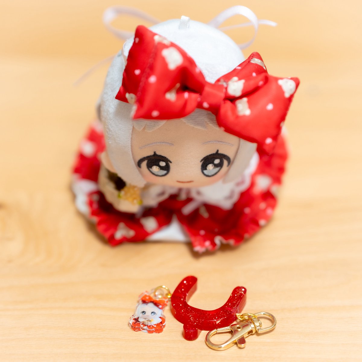 ﾎﾟﾃﾁｮオフ会の時にアラタさんからうちのりぴゃのアクキー貰った