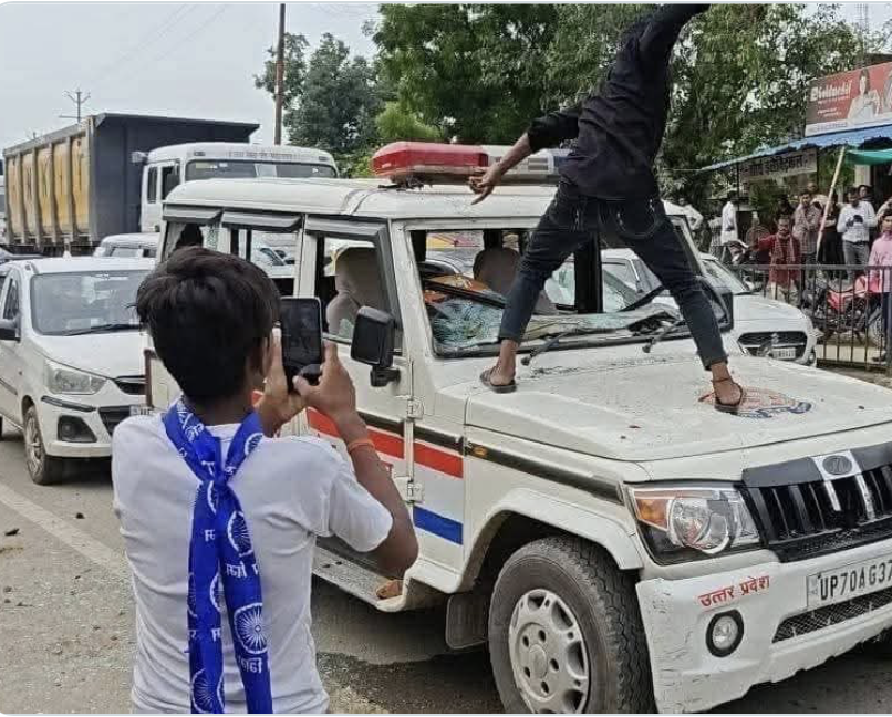 Pic 1 – Studied 15 hours daily, topped JEE, yet will never get any help from government. 

Pic 2- Protest at Bhim Army rallies, will use Reservations to clear JEE &amp; government will pay also his fees. 

How can anyone defend this?