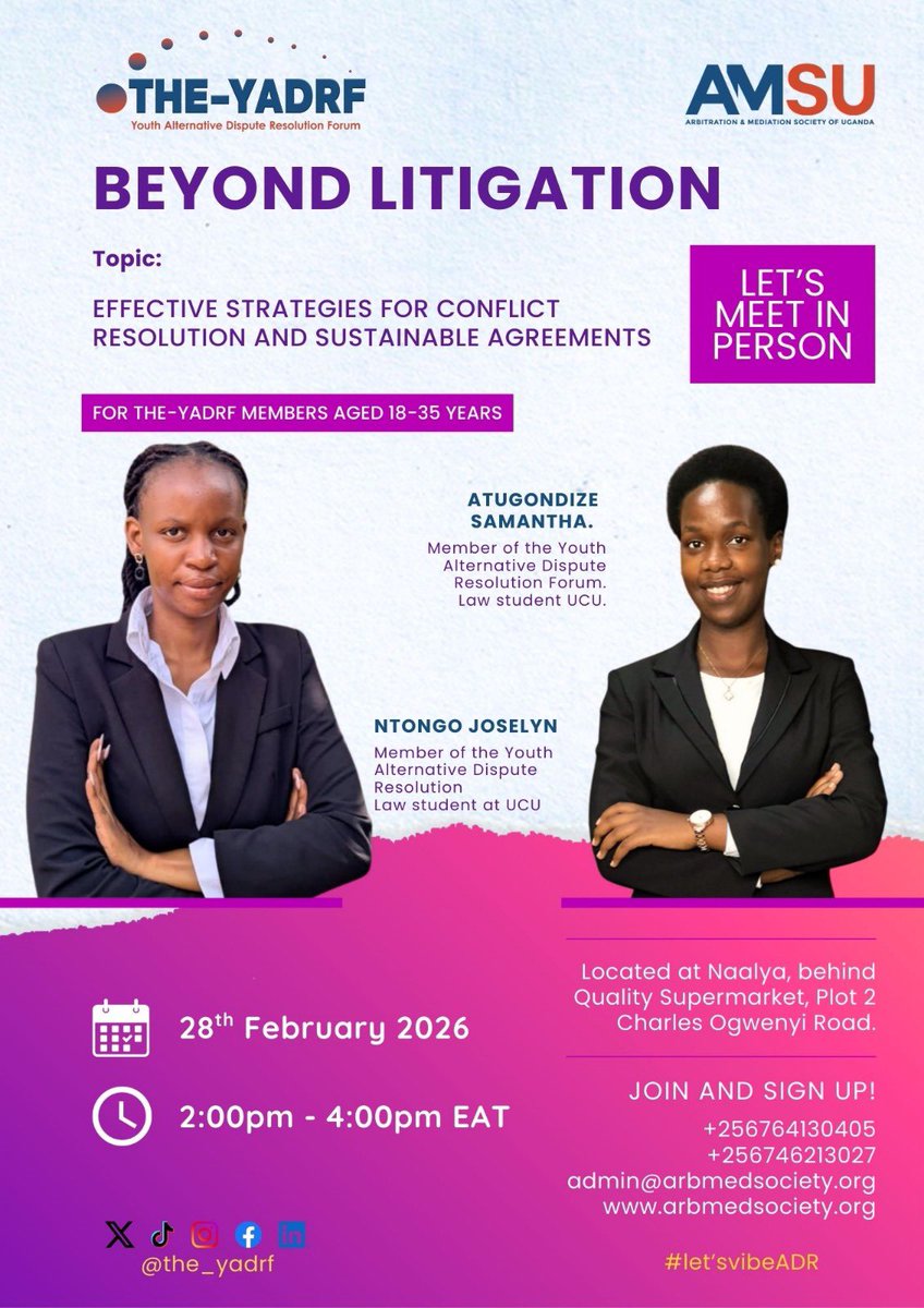 The Youth's Alternative Dispute Resolution Forum tweet media