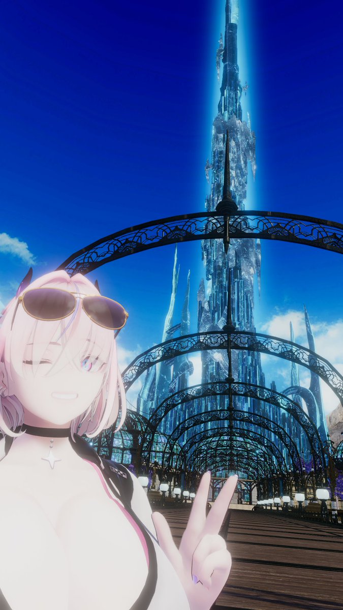 Hypocrite27's tweet photo. VRChatすごいんよ。これ完全にクリスタリウム。 https://t.co/bSc7VXuXx5
