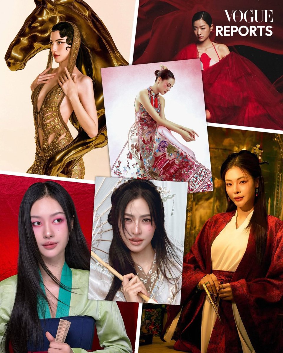#VogueReports รวมลุคเหล่าเซเลบริตี้ไทยต้อนรับเทศกาลตรุษจีนอย่างสง่างาม ได้แก่ 'ฝ้าย-พีรญา', 'มิ้ลค์-พรรษา', 'ญาญ่า-อุรัสยา', 'ใหม่-ดาวิกา', 'หลิง-ศิริลักษณ์', 'ตู-ต้นตะวัน', 'ต้าเหนิง-กัญญาวีร์', 'โจริญ-คัมภีรพันธุ์', 'พีพี-ปุญญ์ปรีดี', 'ป๋อ-ศุภการ', 'ตี๋ตี๋-วันพิชิต',