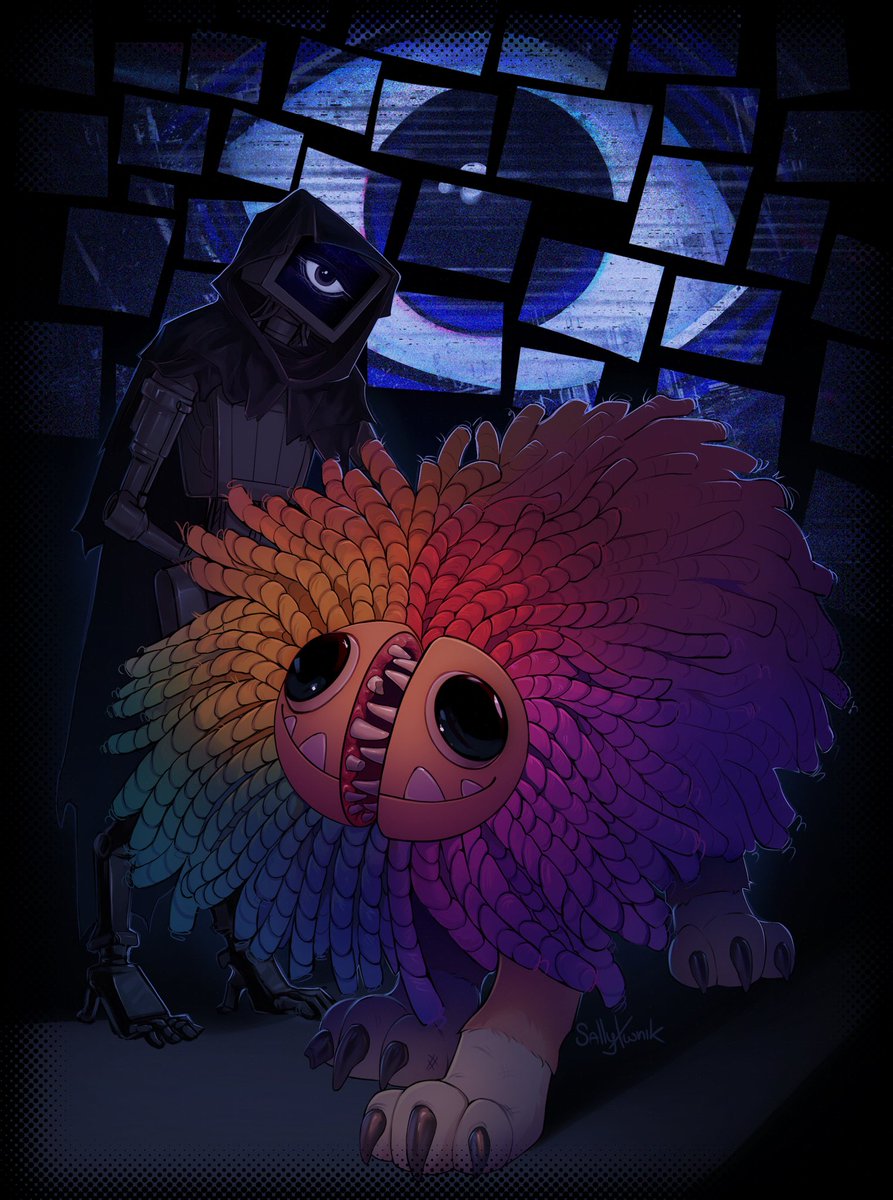 Doctor and Yarnaby! Can’t wait for the chapter 5 #PoppyPlaytime #Yarnaby #doctorharleysawyer #huggywuggy #fanart #illustration