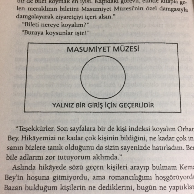 Masumiyet Müzesi gündem olmuşken size bir kıyak. Müzenin giriş fiyatı 375 TL. Kitabın sonunda müzeye bir girişlik bilet hediyesi yer alıyor. Kitap Amazon'da 339TL. Hem kitabı almış hem de müzeye bilet almış olursunuz.