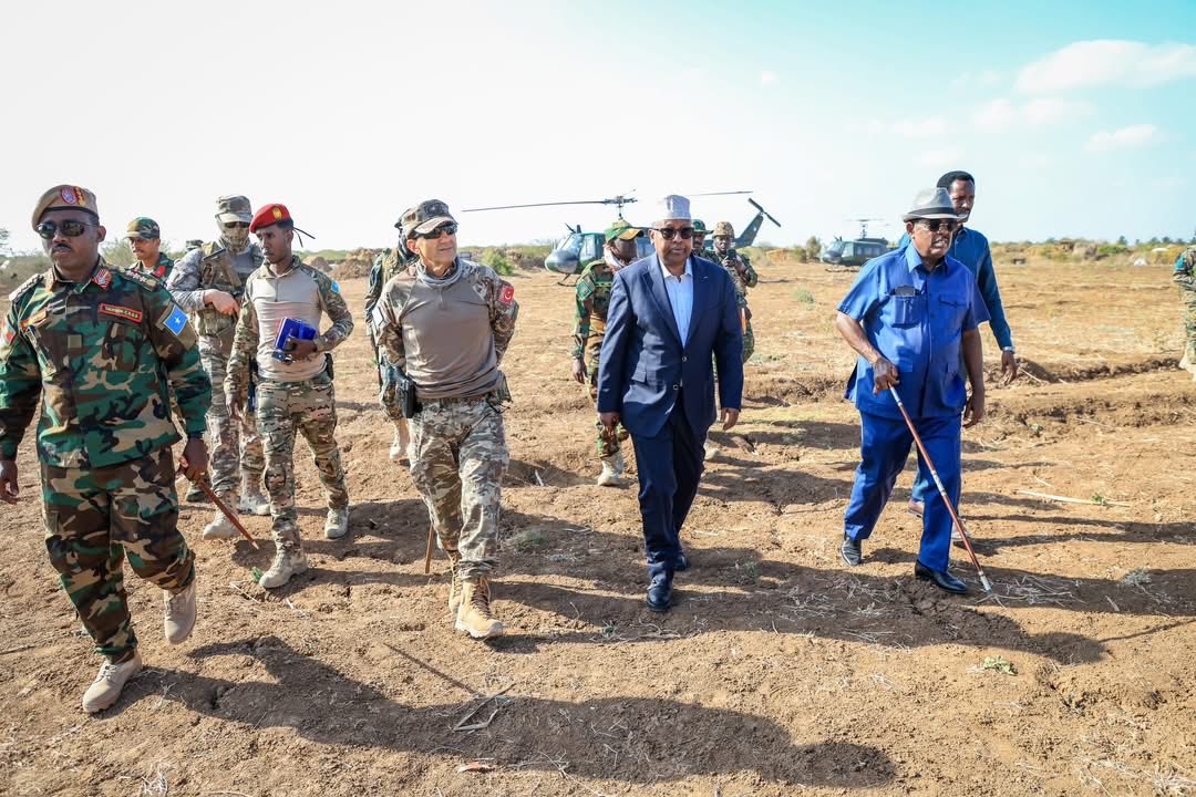 These are newly constructed tin houses, named SomTurk Village, built by the Turkish government for displaced residents in Sabiid &amp; Caanoole. The Somali Minister of Defense, Ahmed Fiqi, traveled by helicopter to cut ribbons for these new shacks.