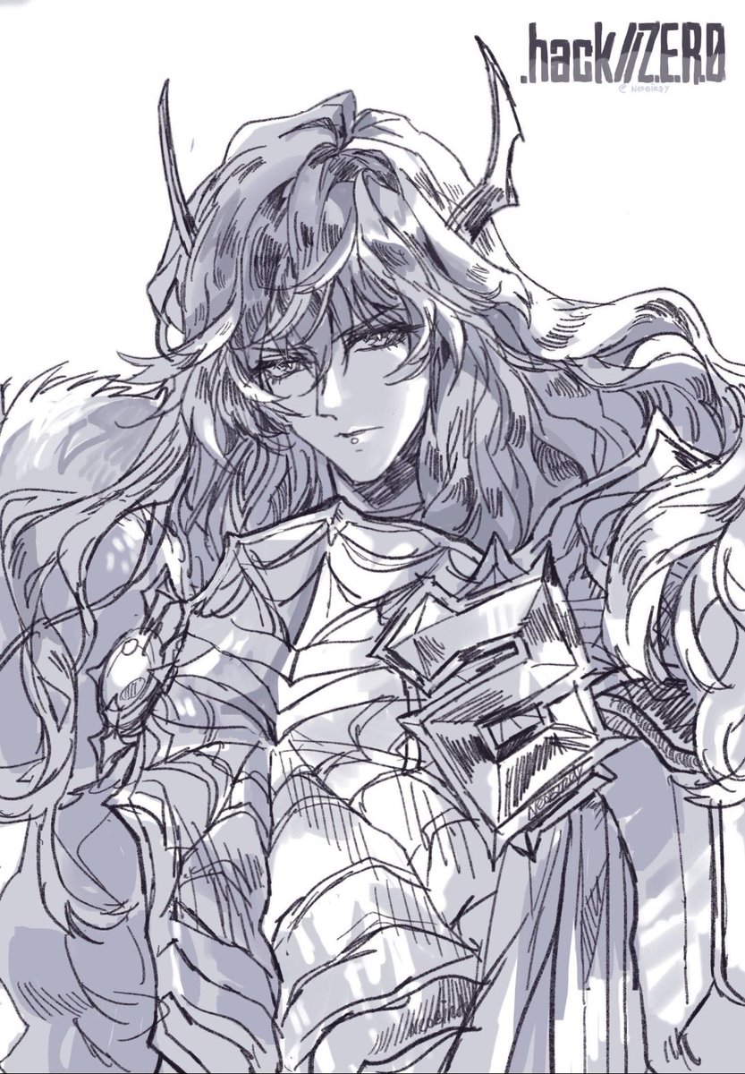 Neobirdy's tweet image. He gives me saint seiya vibes ✨️ 
#hackZERO #dothack #ドットハック